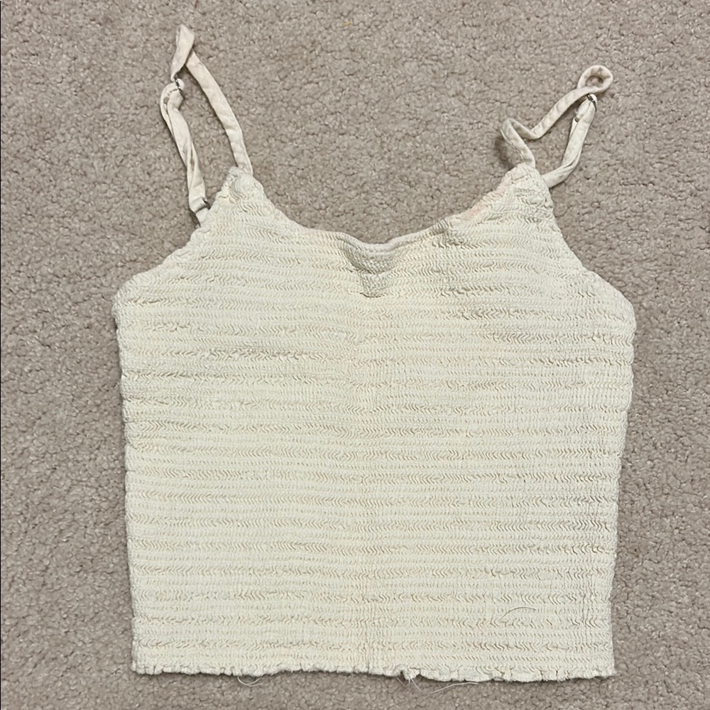 Pacsun Cream Knit Women's Top